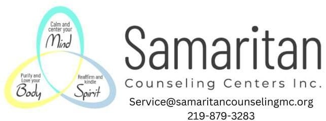 Samaritan Counseling Centers Inc logo with email and phone contact information
